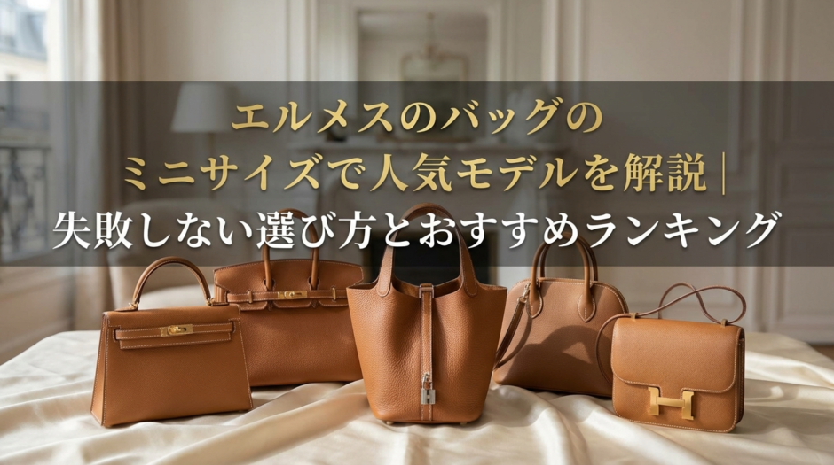 エルメスのバッグのミニサイズで人気モデルを解説｜失敗しない選び方とおすすめランキング