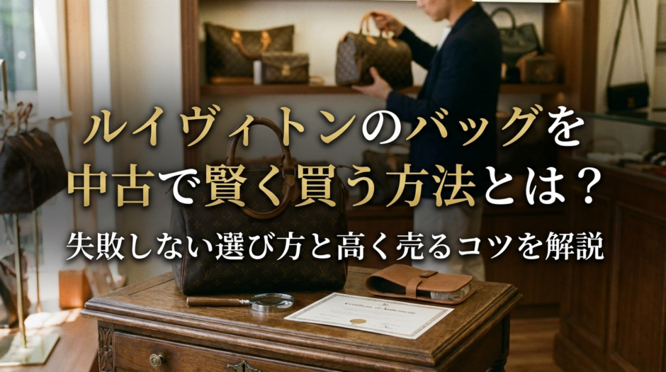 ルイ ヴィトンのバッグを中古で賢く買う方法とは？失敗しない選び方と高く売るコツを解説