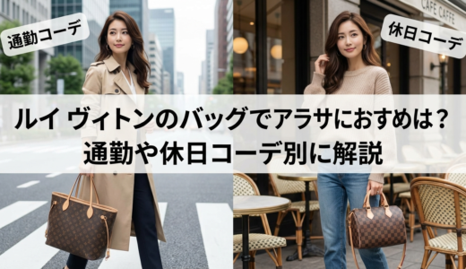 ルイ ヴィトンのバッグでアラサーにおすすめは？通勤や休日コーデ別に解説