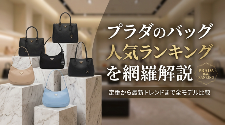 プラダのバッグの人気ランキングを網羅解説｜定番から最新トレンドまで全モデル比較
