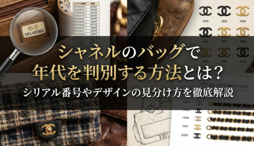 シャネルのバッグで年代を判別する方法とは？シリアル番号やデザインの見分け方を徹底解説