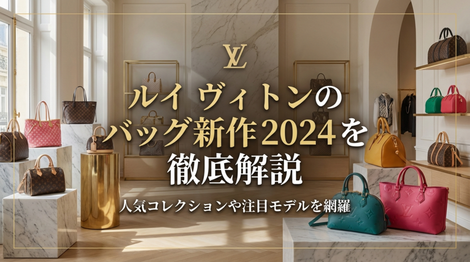 ルイ ヴィトンのバッグの新作2024を徹底解説｜人気コレクションや注目モデルを網羅