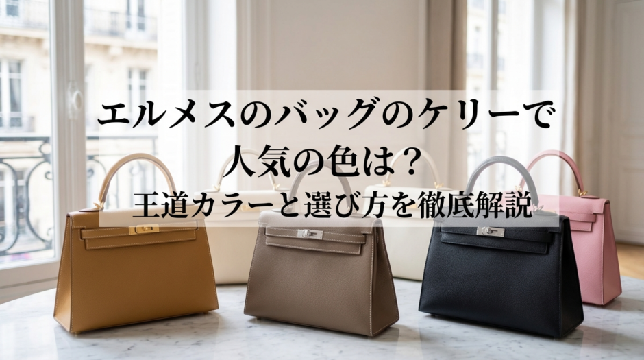 エルメスのバッグのケリーで人気の色は？王道カラーと選び方を徹底解説