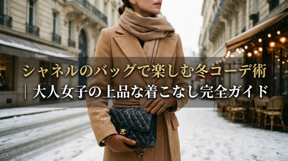 シャネルのバッグで楽しむ冬コーデ術｜大人女子の上品な着こなし完全ガイド