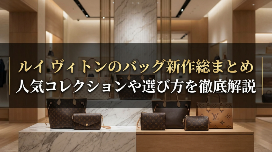 ルイ ヴィトンのバッグの新作を総まとめ｜人気コレクションや選び方を徹底解説