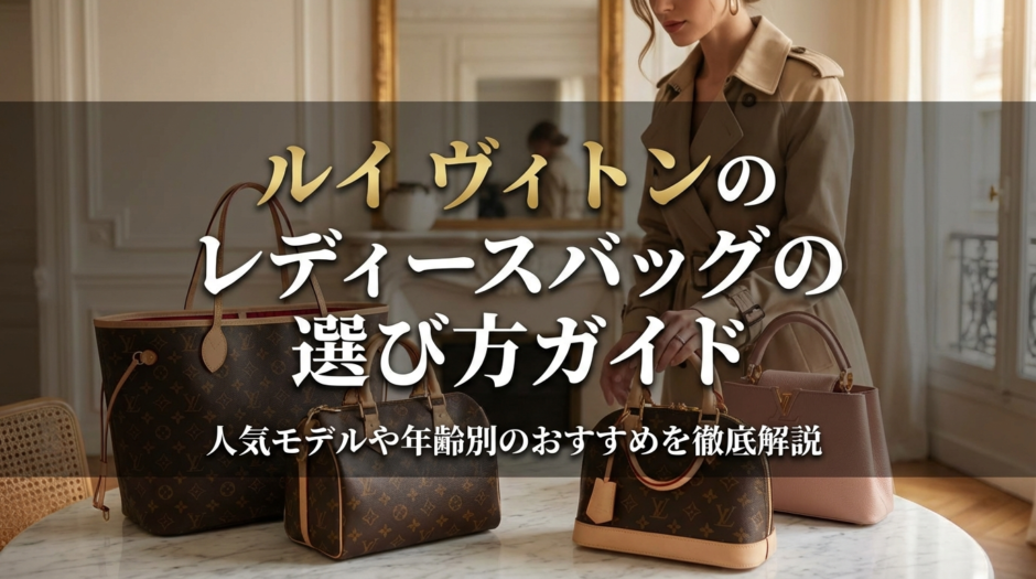 ルイ ヴィトンのレディースバッグの選び方ガイド｜人気モデルや年齢別のおすすめを徹底解説