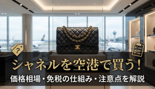 シャネルのバッグを空港で買う時の価格相場は？免税で安くなる仕組みと注意点を解説