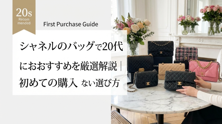 シャネルのバッグで20代におすすめを厳選解説｜初めての購入で失敗しない選び方
