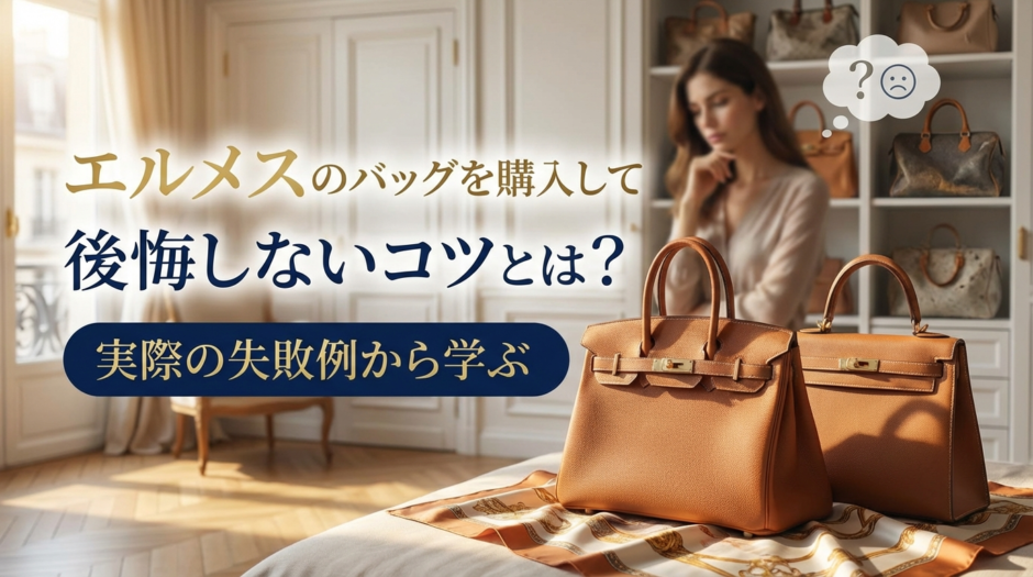 エルメスのバッグを購入して後悔しないコツとは？実際の失敗例から学ぶ賢い選び方