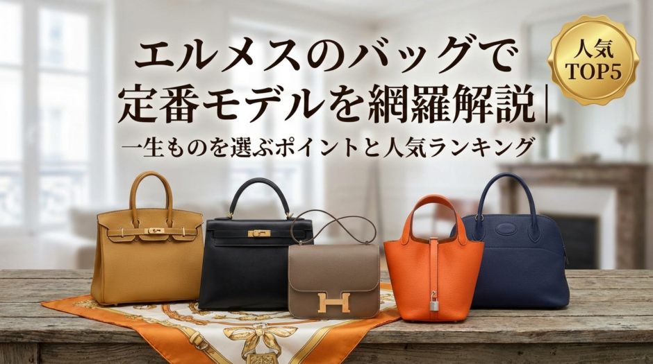 エルメスのバッグで定番モデルを網羅解説｜一生ものを選ぶポイントと人気ランキング