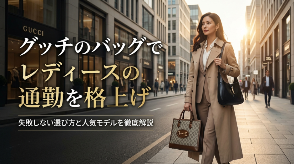グッチのバッグでレディースの通勤を格上げ｜失敗しない選び方と人気モデルを徹底解説