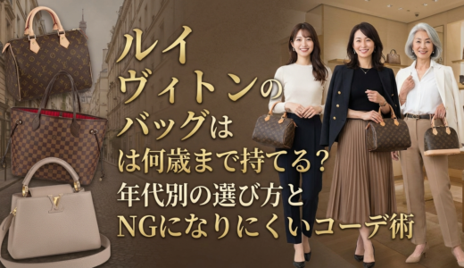 ルイ ヴィトンのバッグは何歳まで持てる？年代別の選び方とNGになりにくいコーデ術