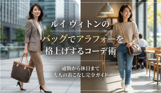 ルイ ヴィトンのバッグでアラフォーを格上げするコーデ術｜通勤から休日まで大人の着こなし完全ガイド