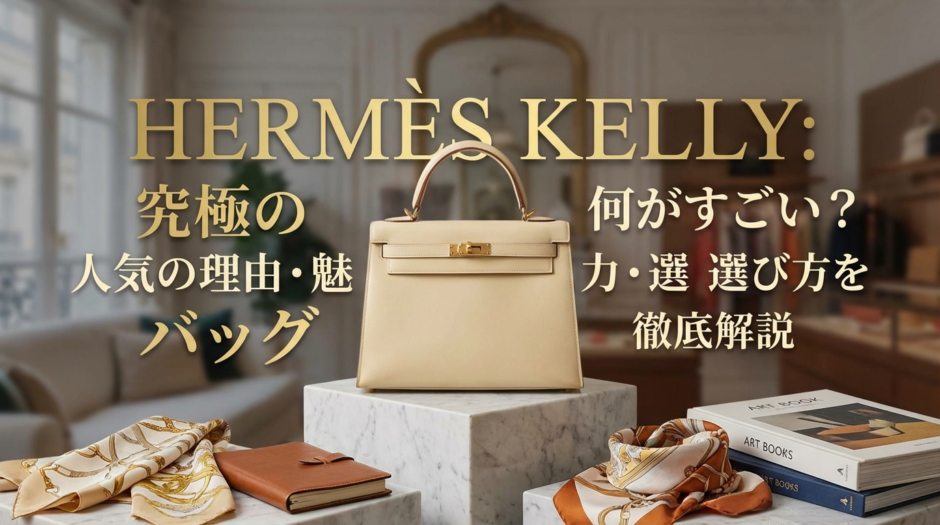 エルメスのバッグでケリーは何がすごい？人気の理由や魅力・選び方を徹底解説