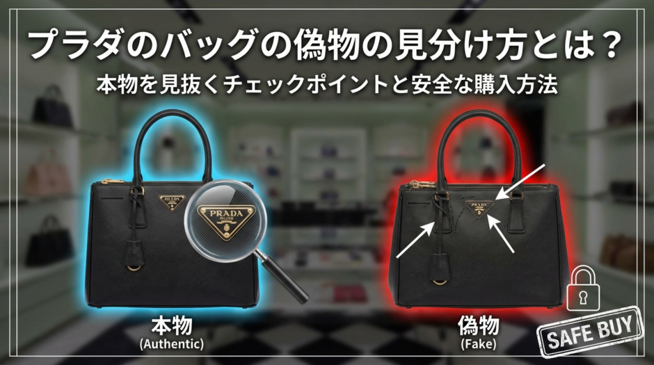 プラダのバッグの偽物の見分け方とは？本物を見抜くチェックポイントと安全な購入方法