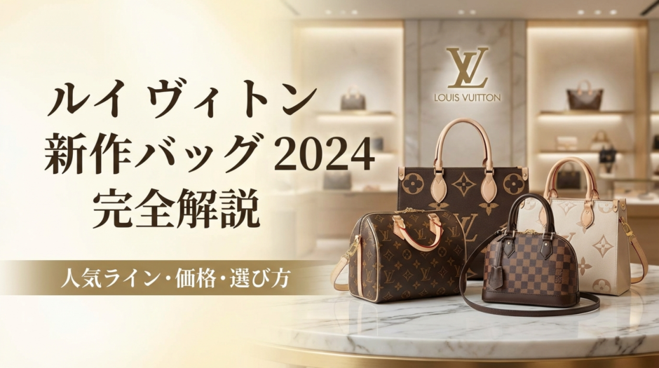 ルイ ヴィトンのバッグの新作2024を完全解説｜人気ラインや価格と失敗しない選び方