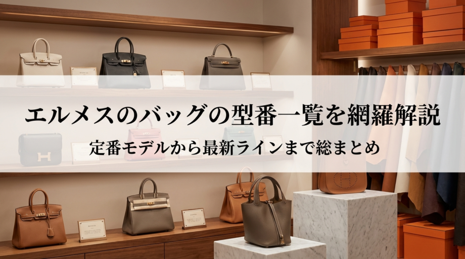 エルメスのバッグの型番一覧を網羅解説｜定番モデルから最新ラインまで総まとめ