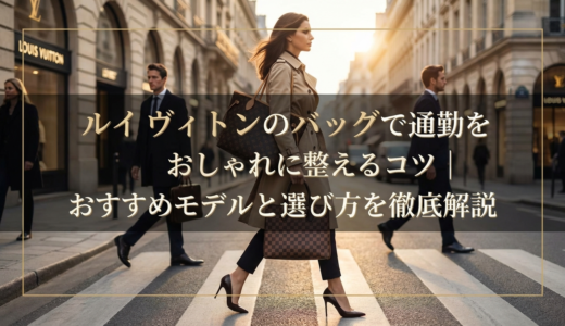 ルイ ヴィトンのバッグで通勤をおしゃれに整えるコツ｜おすすめモデルと選び方を徹底解説