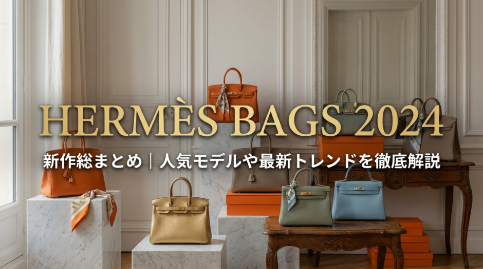 エルメスのバッグの新作2024を総まとめ｜人気モデルや最新トレンドを徹底解説