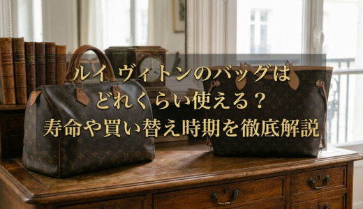 ルイ ヴィトンのバッグはどれくらい使える？寿命や買い替え時期を徹底解説