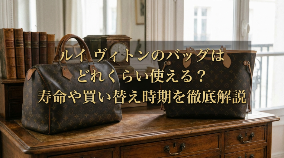 ルイ ヴィトンのバッグはどれくらい使える？寿命や買い替え時期を徹底解説