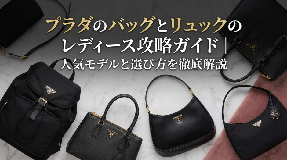 プラダのバッグとリュックのレディース攻略ガイド｜人気モデルと選び方を徹底解説