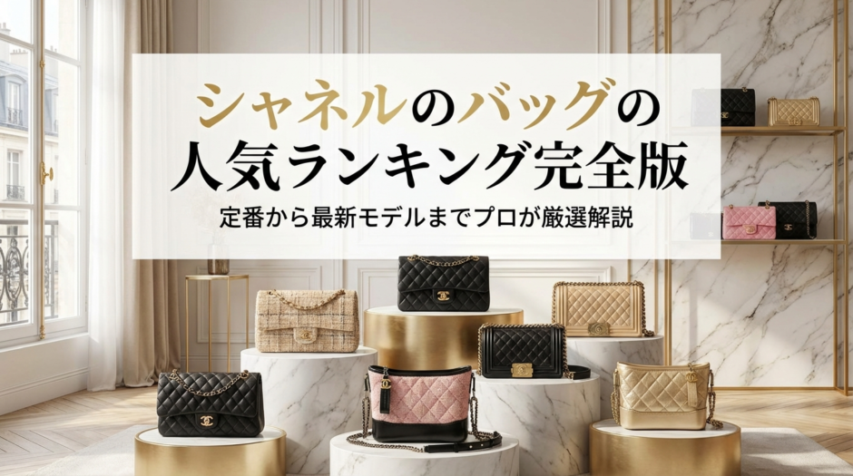 シャネルのバッグの人気ランキング完全版｜定番から最新モデルまでプロが厳選解説