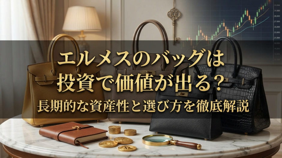 エルメスのバッグは投資で価値が出る？長期的な資産性と選び方を徹底解説