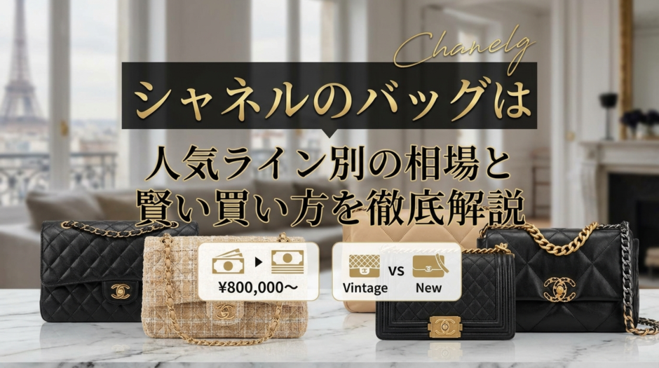 シャネルのバッグはいくらくらい？人気ライン別の相場と賢い買い方を徹底解説
