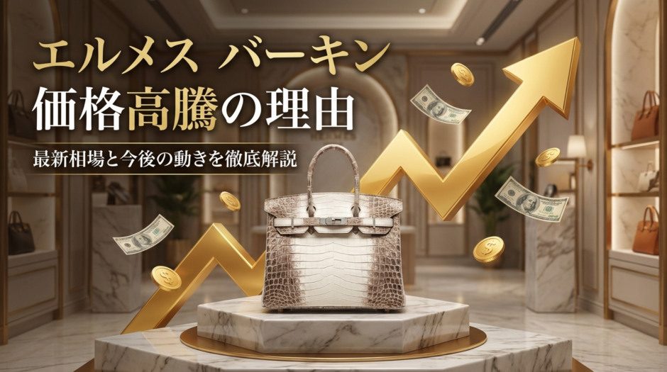 エルメスのバッグバーキンの価格高騰の理由とは？最新相場と今後の動きを徹底解説